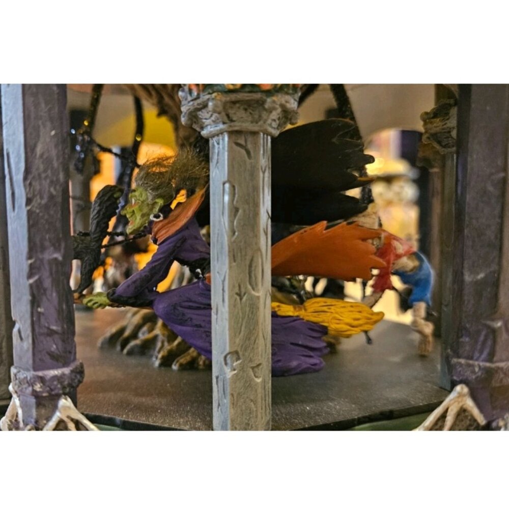 WORKING DEPT 56 GHOSTLY CAROUSEL HALLOWEEN ANIMATED ORIGINAL SNOW VILLAGE SERIES - Picture 11 of 16